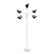 Simple Designs™ 5.6ft. 5-Light Gooseneck White Floor Lamp